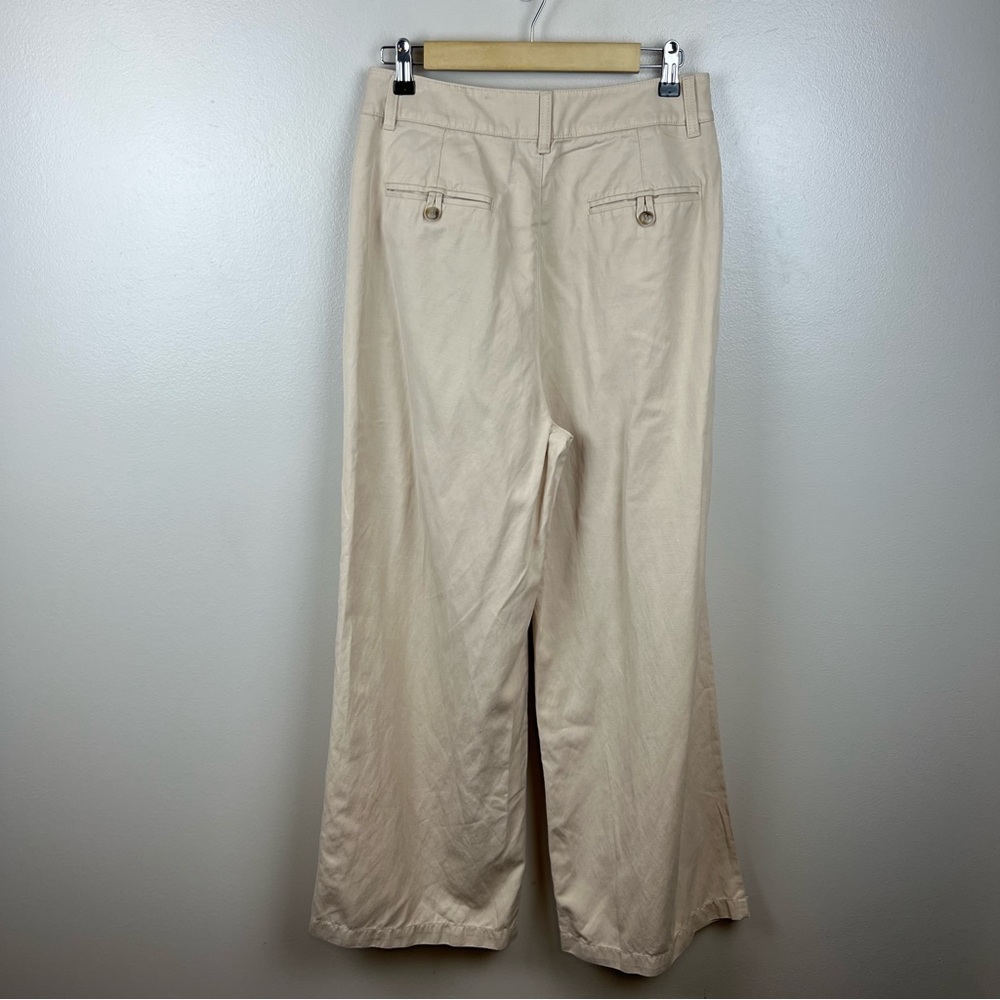 Madewell Harlow Wide Leg Pants in Cream size 6 - Picture 9 of 12